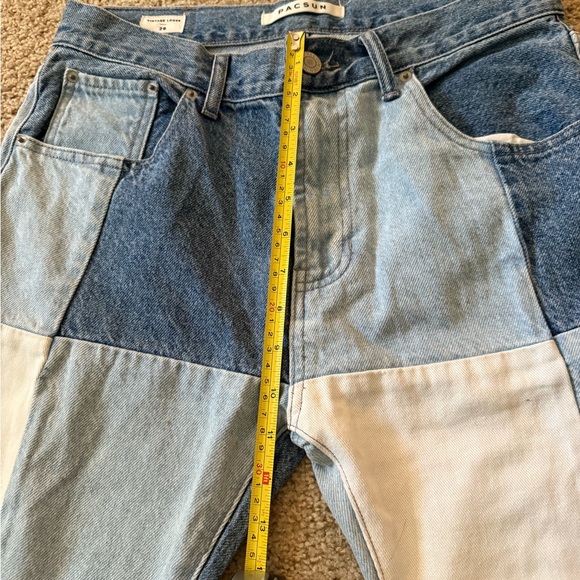 Pacsun Vintage Loose Patchwork Jeans High Waisted - Picture 12 of 13